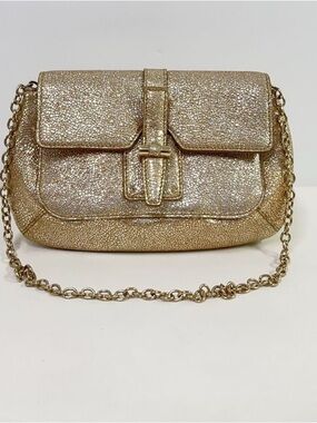 Yves Saint Laurent Charlotte Metallic shoulder bag